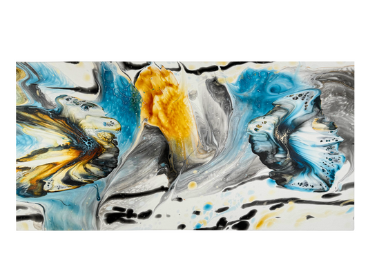 "Tidal Pulse" Acrylic on Canvas - 14x30 Original
